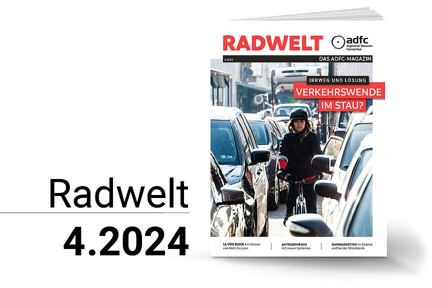 ADFC-Magazin Radwelt 4.2024 Cover ADFC-Magazin Radwelt 4.2024