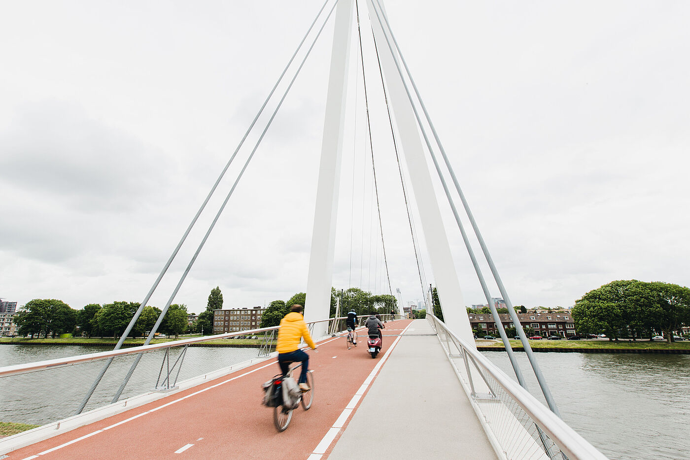 Die Dafne Schippers-Brücke in Utrecht.